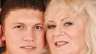 Blonde Hairy GILF Mylen Enjoys Energetic Rock Solid Dick