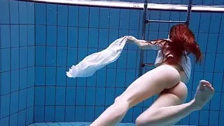 Relaxing underwater show with hot girls