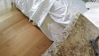 Dava Foxx plays with herself in a self-shot solo