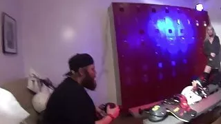 Football Fanatic Lesbians fuck in the locker room!