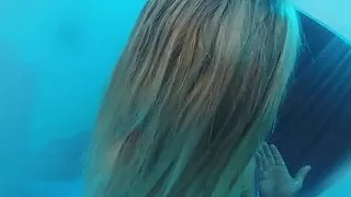 Pierced Olivia Austin washes off after a long day