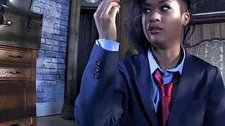 Skin's lesbian Dr. Who anal with Leya