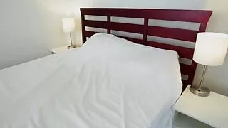 Sexy Blonde Sarah swallows a big cock in a Glory Hole