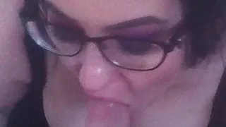 Chubby Brunette Chacha- Blowjob