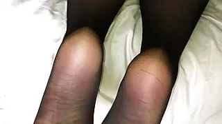 Sexy nylon feet