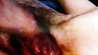 Clip of Wife's Hairy Pussy