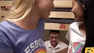 Arsch, Großer Arsch, Europäischer Sex, Faustsex, Dreiersex, Eng