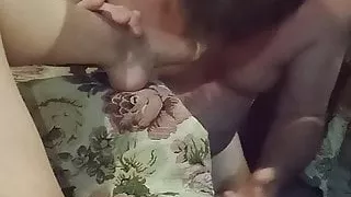 Cunnilingus ln the sauna