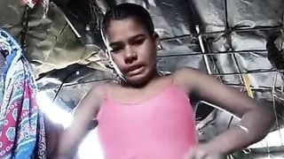 North indian girl dress change part 2