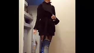 European Girl in Sexys Nylons and pantyhose