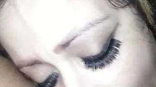 Sexy Redhead Girlfriend Gives Daddy A Welcome Home Blowjob