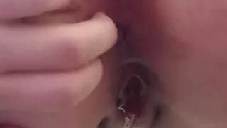 Brittany plays with asshole 1