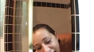 Baden, Badezimmer, Blasen, Sperma, Kehlenfick, POVsex