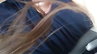 Name the Whore- Slut Strips Down in Car and Plays with Pussy