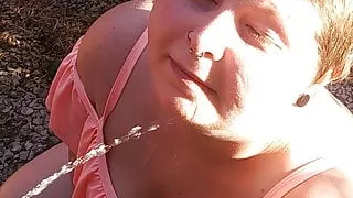 Hope Yates Face Piss