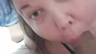 Part 1 shy white bbw from PoF sucks bbc