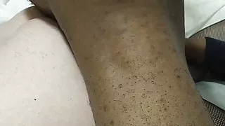 Foot long BBC stretches Canadian Cum Dump