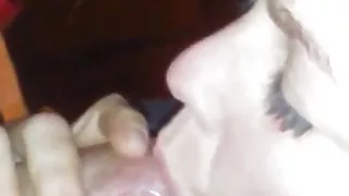 Calli swallows my load