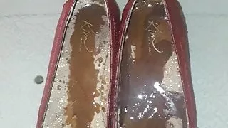 a little piss her shoes