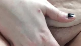 Mizzi fingers her fat cunt