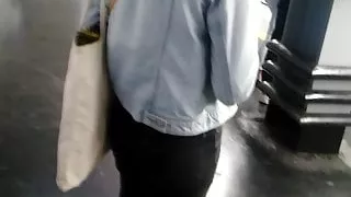 Black thight jean wait metro