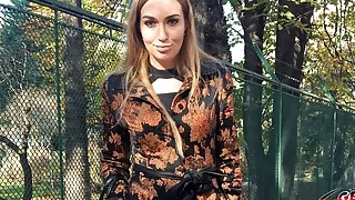 GERMAN SCOUT - Fashion Teen Model Liza Talk to Anal for Cash