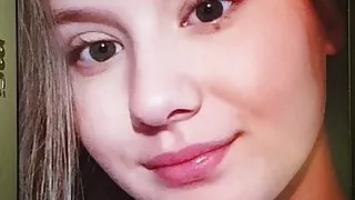 Cute Swedish girl Emilie Cumtribute