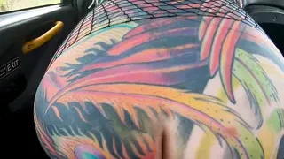 Analsex, Arsch, Großer Arsch, Großer Schwanz, Taxi, Dreiersex