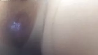 Sperm in pantyhose after fucking at office