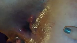 worthless fuckhole anal closeup