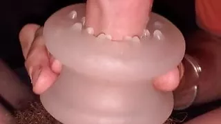 Lad leisurely edges using step dad