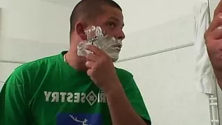 Chubby busty mother inlaw taboo sex in the bathroom