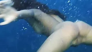 Girls on Tenerife underwater lesbians