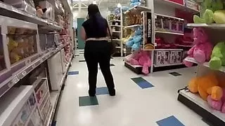 Chubby public farts whilst out shopping