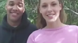 Babe Amateur Lauren in der Öffentlichkeit Blowjob und interracial anal