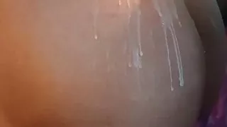 Candle wax on slave is ass