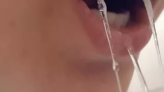 Spitting Out a Large Amount of Saliva After Teeth Whitening