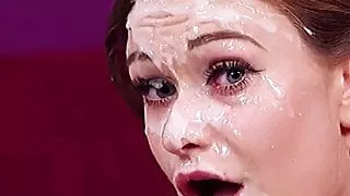 Massive Facial Cumshot Reaction 1