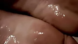 3 cumshot in a row on my friend soles! Huge load fountain