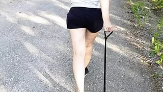 Walking out dick (cbt) part1