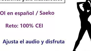 JOI en castellano. Reto 100% CEI. Rol donde eres el esclavo.