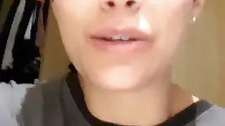 Frankie Bridge cute selfie