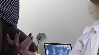 Doctor GILF healed with patients massive black dick