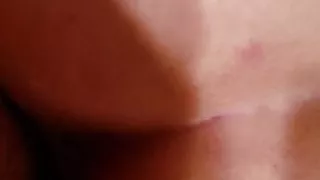 Making my fat wife spread her ass