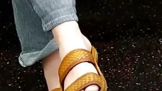 Feet on the train hippy need girl