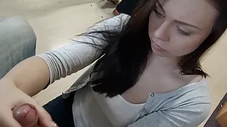 HUNT4K. Cuckold is watching how his beloved makes money