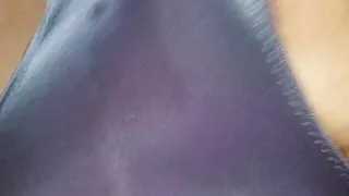 Cumming through  brand new Victoria secret satin bikini