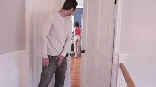 Pervy Stepbro Creeps On His Hot Ass Teen Stepsister