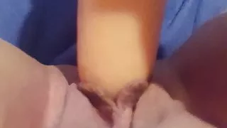 Fucking My Pussy With Huge Dildo