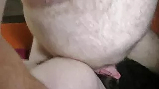 Fat slutty Slavewife deep throat